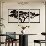 Stickers Lion Arbre Noir