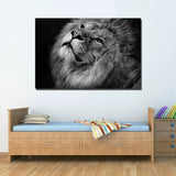 Toile Lion Tranquillité