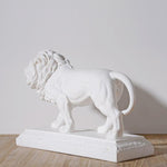 Statuette Lion Blanc Africain