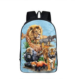 sac a dos lion animaux exotiques