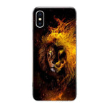 Coque Iphone Lion Embrasement