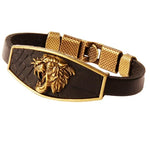 Bracelet Lion Or Rugissant