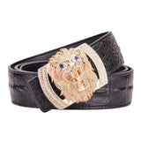 Ceinture Tête de Lion scintillante