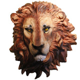Tête de Lion Murale Decoration de la Savane