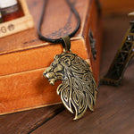 collier lion tribal or
