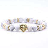 bracelet lion howlite