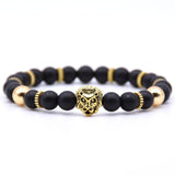 bracelet lion onyx mat