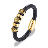 bracelet lion trio d'or