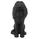 Statue Lion Noir Origami