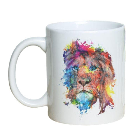 Mug Lion Peinture Graphique