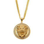 Pendentif Lion Zirconique