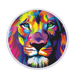 Serviette de Plage Lion Multicolore