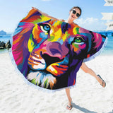 Serviette Lion Multicolore