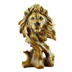 Statue Lion en Bois
