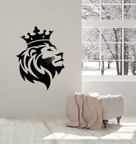 Stickers Lion Couronne
