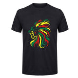 t-shirt lion couleurs africaines