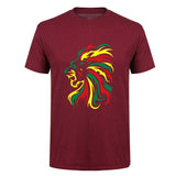 t-shirt lion homme couleurs africaines