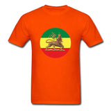 T-shirt Lion Drapeau Ethiopien orange