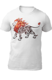 T-Shirt Lion Flamme