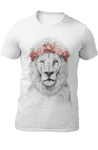 T-Shirt Lion Couronne de Roses