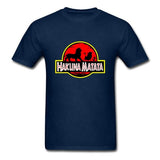 T-shirt lion hakuna matata bleu