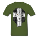 T-shirt Lion Homme Triomphe kaki