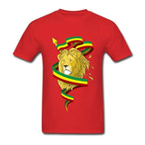 T-shirt Lion Porte-Etendard rouge