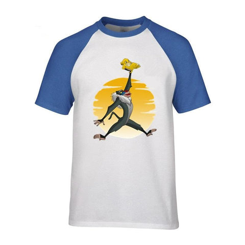 T-Shirt Lion Rafiki et Simba Bicolore