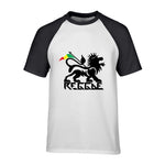 T-shirt Lion Reggae noir gris