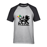 T-shirt Lion Reggae gris noir