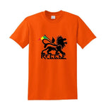 T-shirt Lion Reggae Orange