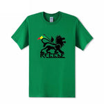 T-shirt Lion Reggae Vert