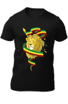 T-Shirt Lion Vintage Rasta