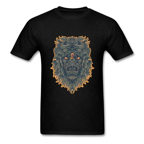 T-shirt lion zodiaque