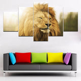 grand tableau lion