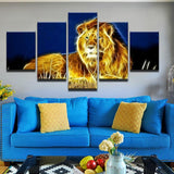 tableau pop art lion