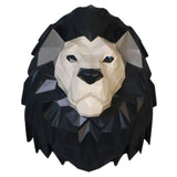Tete de lion murale origami