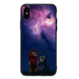 Coque Iphone Roi Lion Ciel Etoile