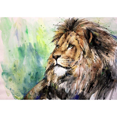 Toile Lion Peinture du Roi